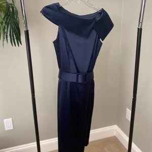 Ellen Tracy Navy Blue Dress